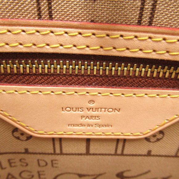 Louis Vuitton Neverfull MM Tote Bag PVC Coated Canvas Monogram Brown - Picture 6 of 8